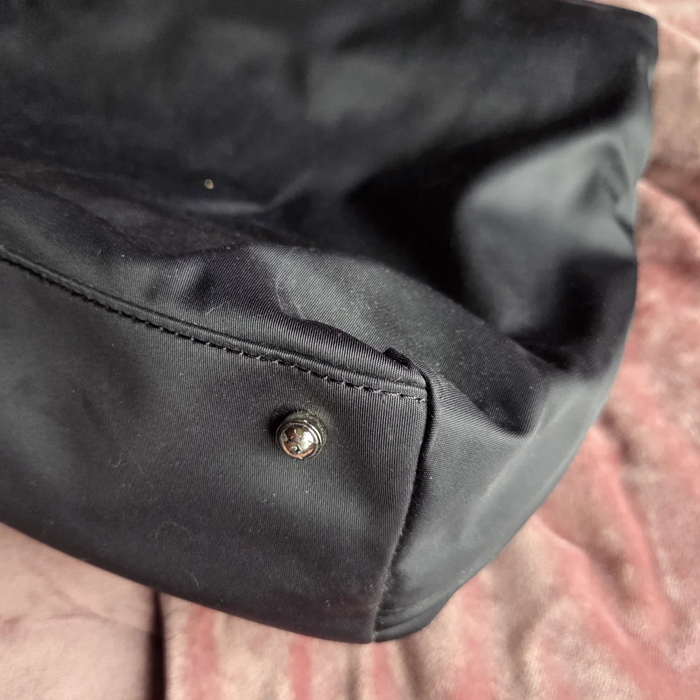 Kate Spade Black Nylon Tote / Diaper Bag with Changing Pad
